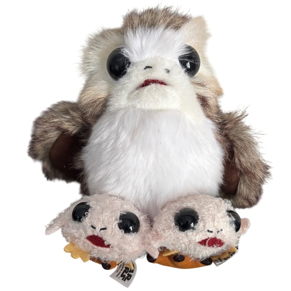 *STAR WARS - PORG & PORGLETS PLUSH - THE LAST JEDI - DISNEY*